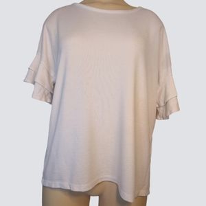 Banana Republic: Flutter Sleeve Sweater Top